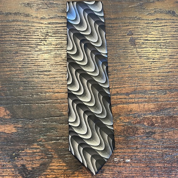 Renzo Grey Swirl Tie - Picture 1 of 3